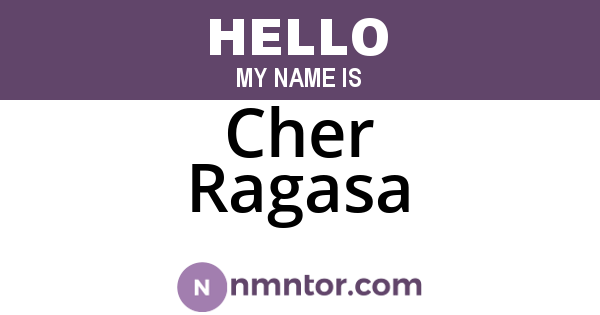 Cher Ragasa
