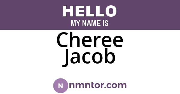 Cheree Jacob