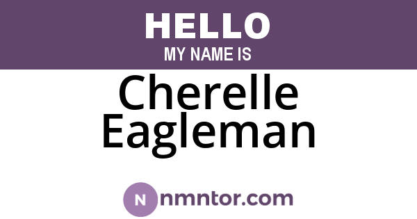 Cherelle Eagleman