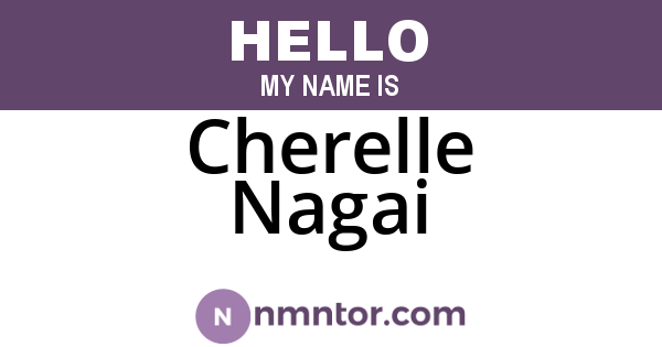 Cherelle Nagai