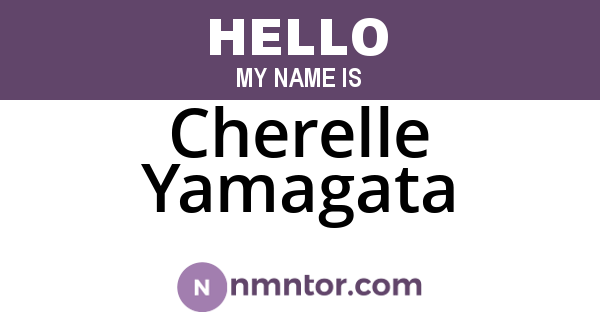 Cherelle Yamagata