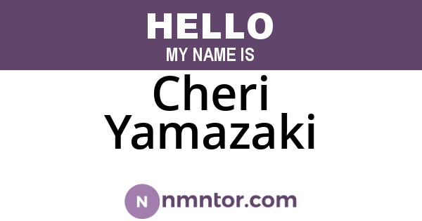 Cheri Yamazaki