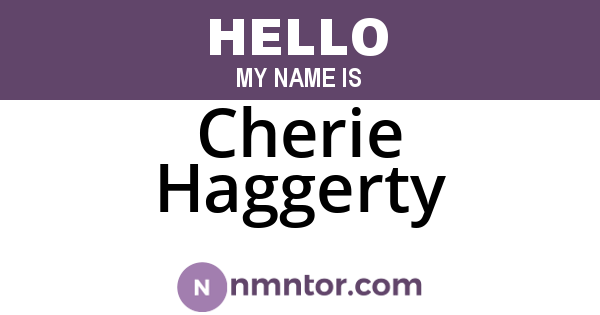 Cherie Haggerty