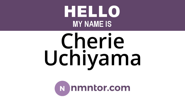 Cherie Uchiyama
