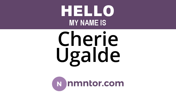Cherie Ugalde