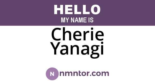 Cherie Yanagi