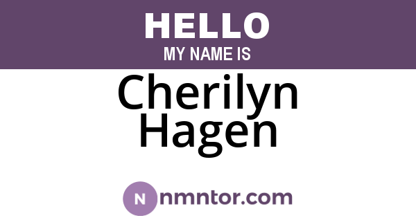 Cherilyn Hagen