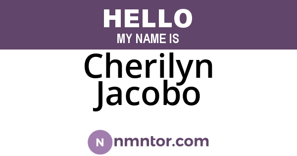 Cherilyn Jacobo