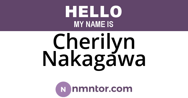 Cherilyn Nakagawa