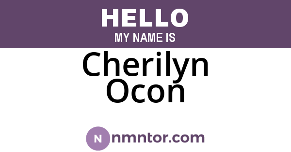 Cherilyn Ocon