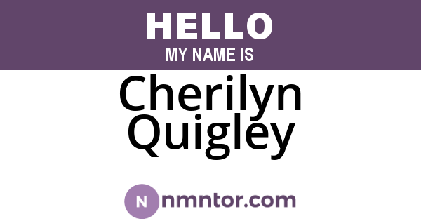 Cherilyn Quigley