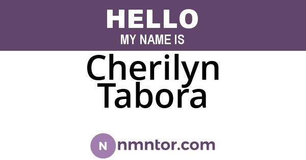 Cherilyn Tabora