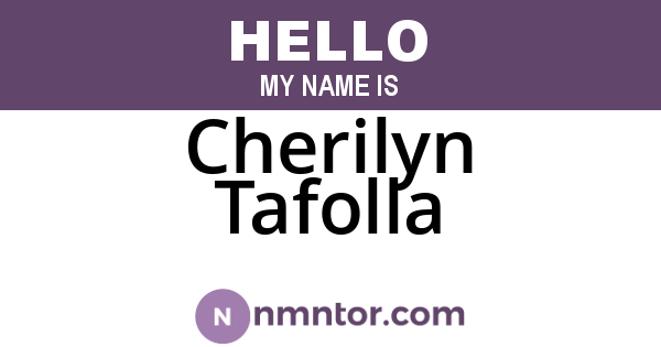 Cherilyn Tafolla