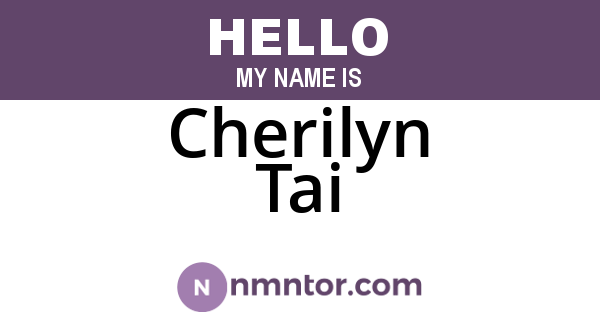 Cherilyn Tai