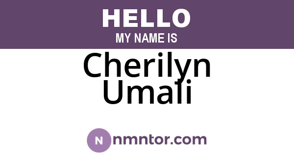 Cherilyn Umali