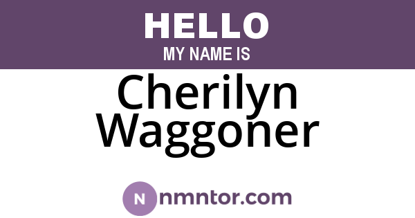 Cherilyn Waggoner