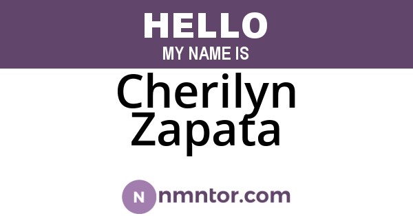 Cherilyn Zapata