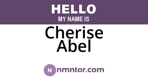 Cherise Abel