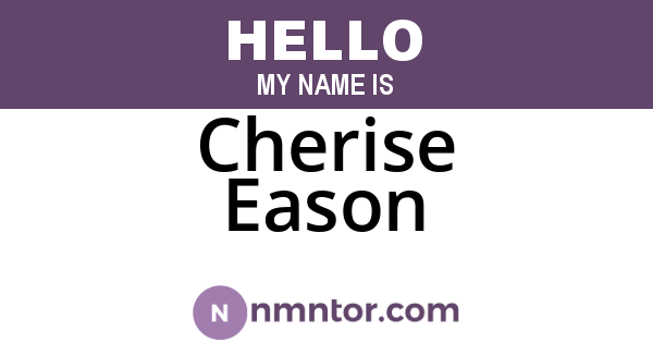Cherise Eason
