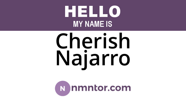 Cherish Najarro