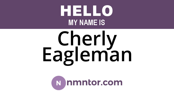 Cherly Eagleman