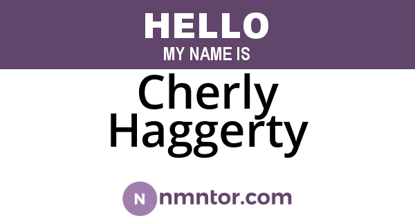 Cherly Haggerty