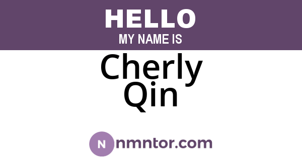 Cherly Qin