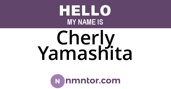 Cherly Yamashita