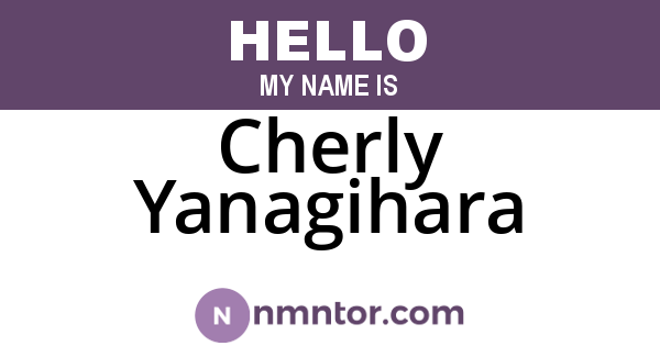 Cherly Yanagihara