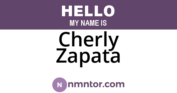 Cherly Zapata