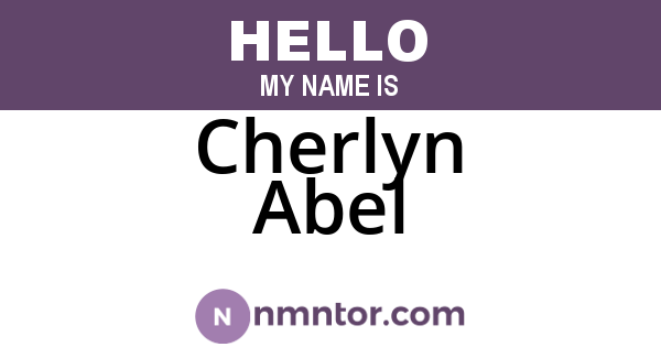 Cherlyn Abel