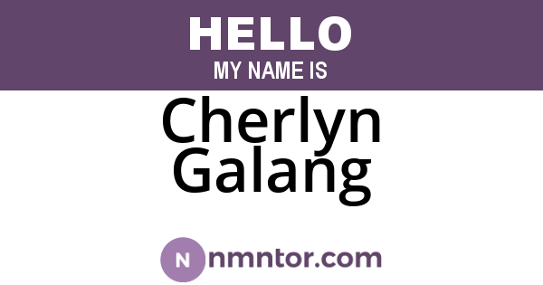 Cherlyn Galang