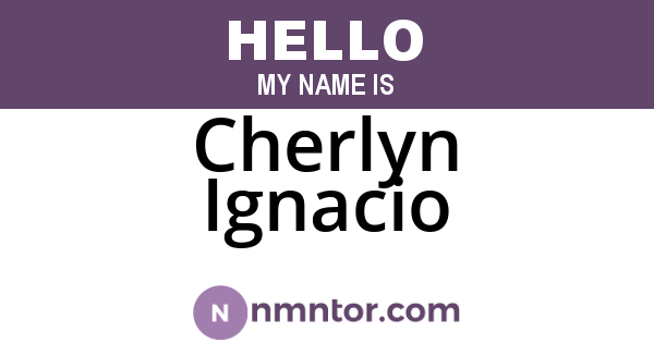 Cherlyn Ignacio
