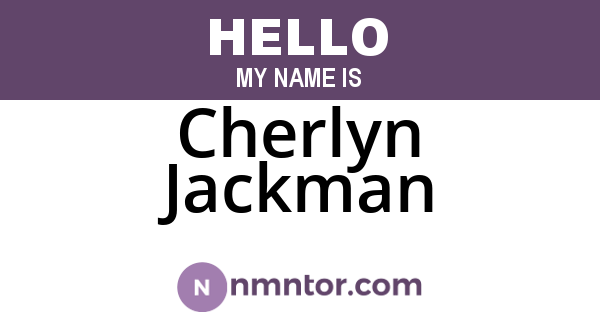 Cherlyn Jackman