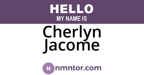 Cherlyn Jacome