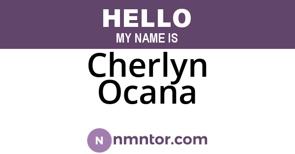 Cherlyn Ocana