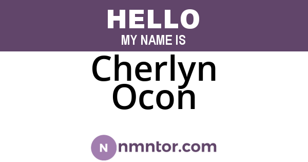 Cherlyn Ocon