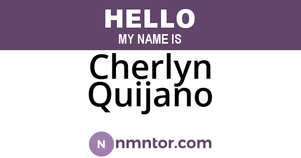 Cherlyn Quijano