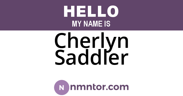 Cherlyn Saddler