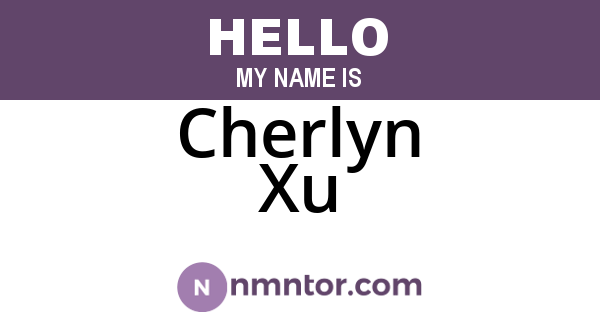 Cherlyn Xu