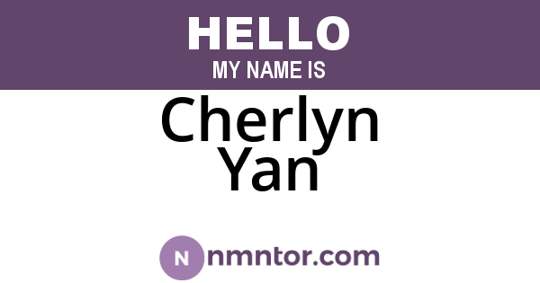 Cherlyn Yan