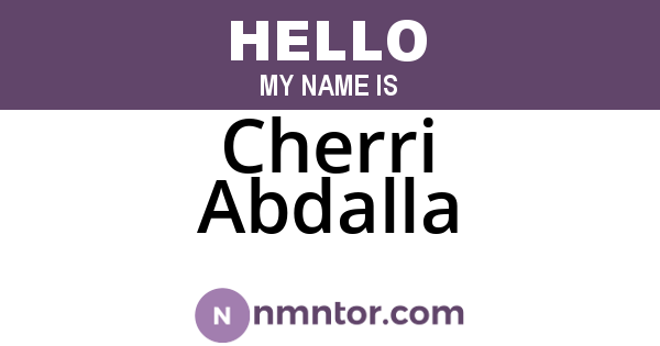 Cherri Abdalla