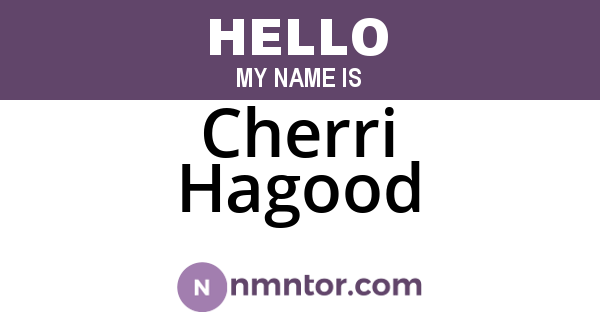 Cherri Hagood