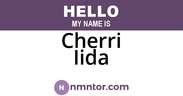 Cherri Iida