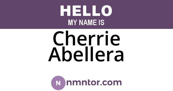 Cherrie Abellera