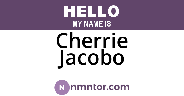 Cherrie Jacobo