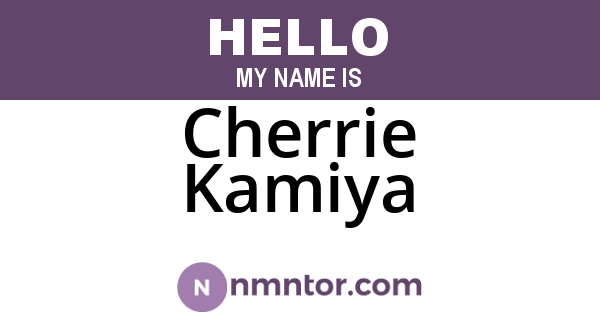 Cherrie Kamiya