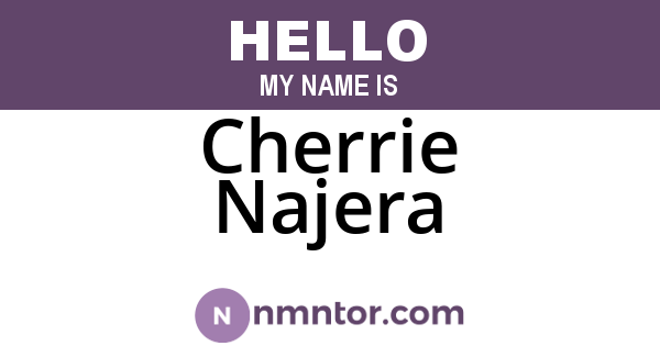 Cherrie Najera