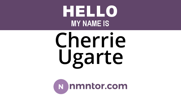 Cherrie Ugarte