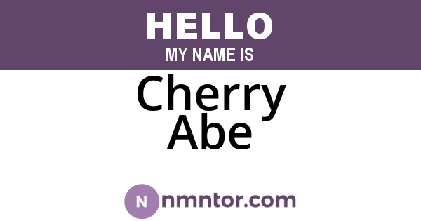 Cherry Abe